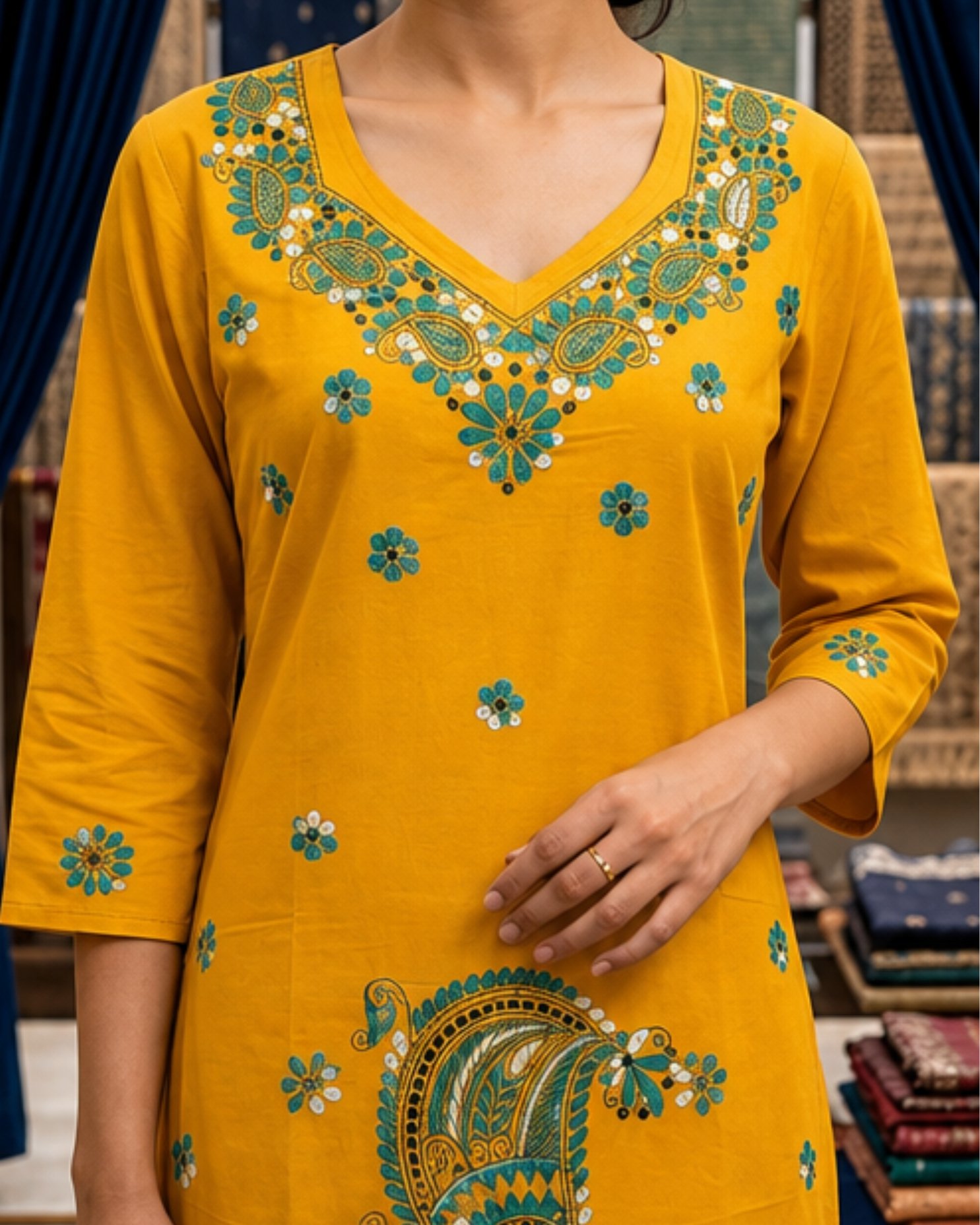Cotton blend fabric - Image 5